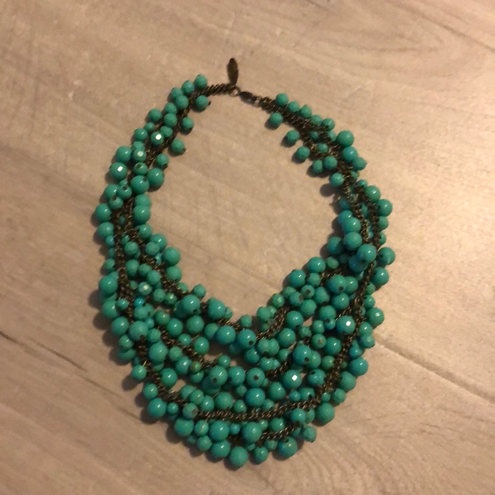 Mark. Turquoise Cascading Bead Necklace